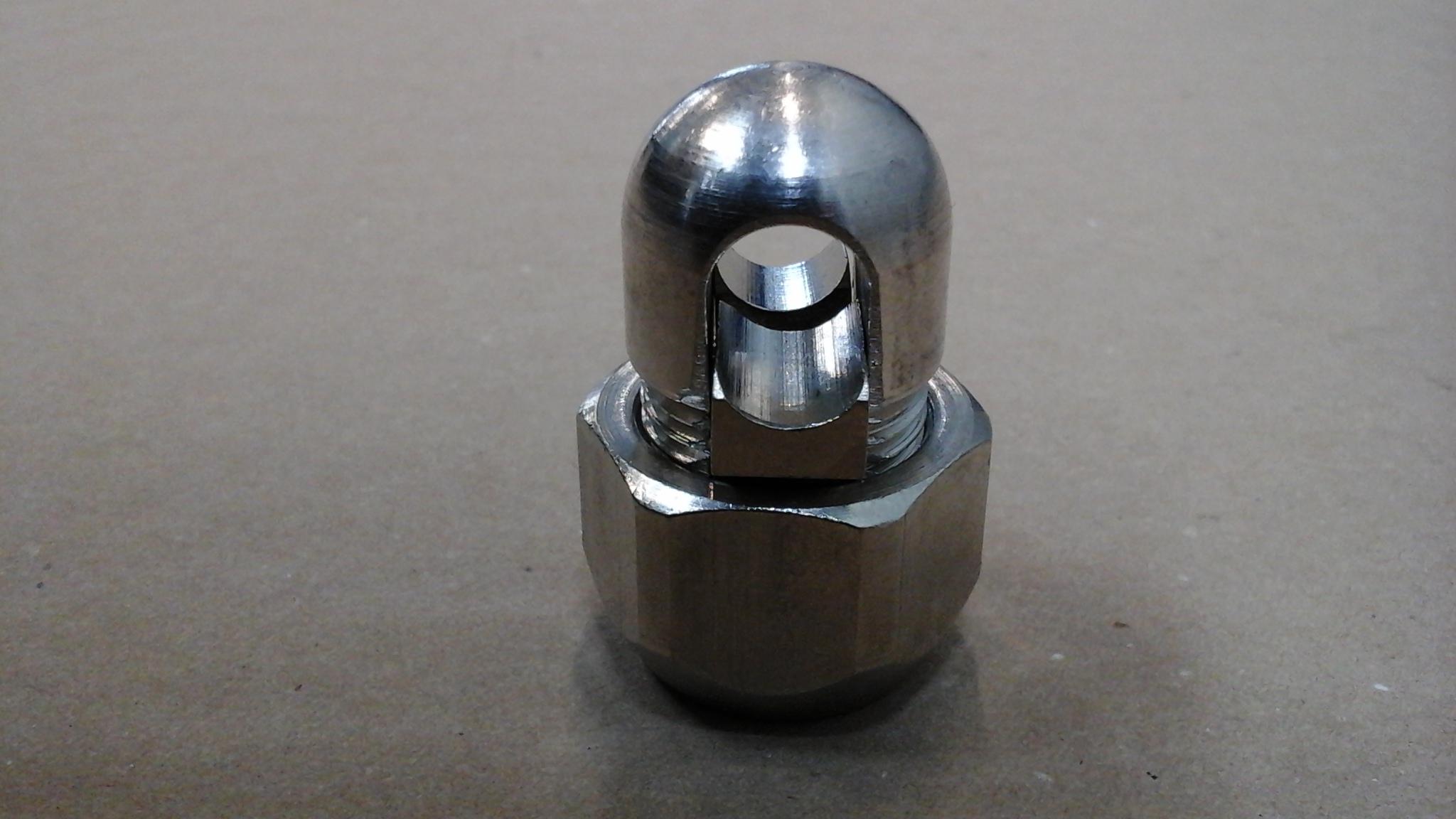 Konzentrische Abzweigklemme Ø 10mm Messing vernickelt Art. Nr. 5004