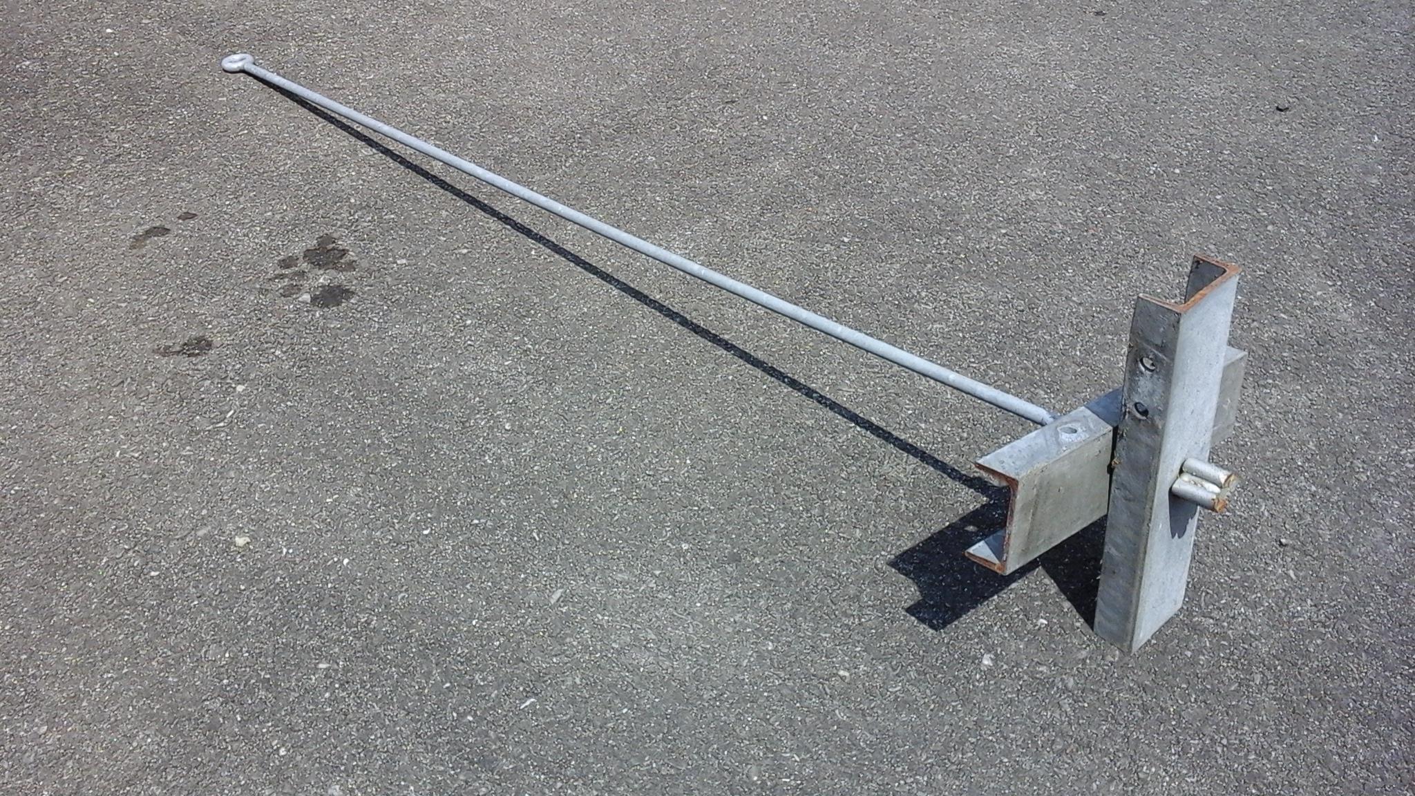 Ankerstange mit Kreuz gross 