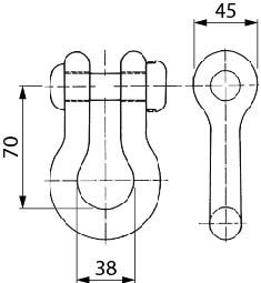 Schäkel klein GF 135-390-000