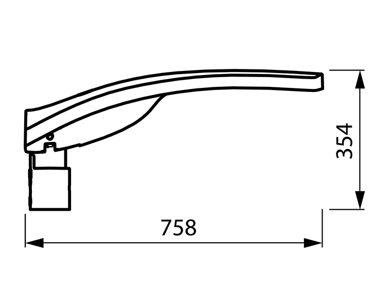 LED Leuchte Wow BH40 BH40.715 84.1W 8860lm ST1