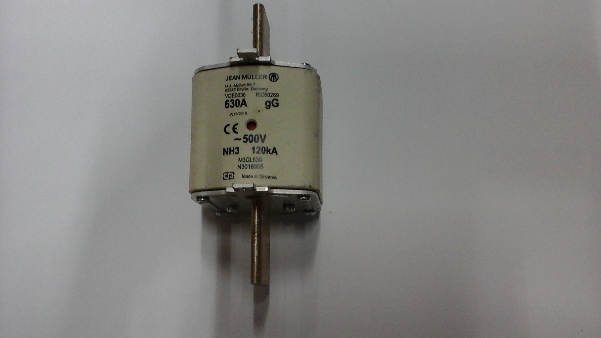 NH-Sicherungseinsatz DIN 3 500A gL/gG Typ M3GL 500  Art.Nr.N3016605